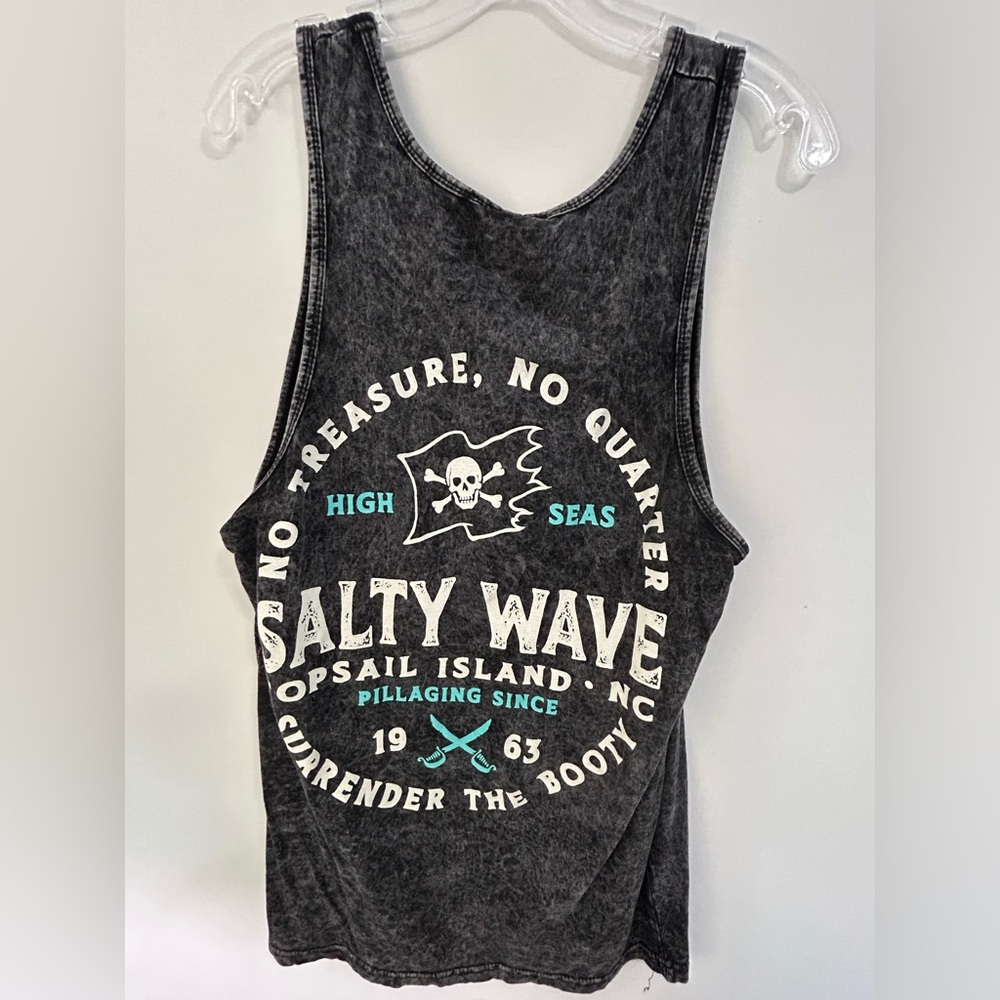 Salty Wave Topsail Island Tank Top